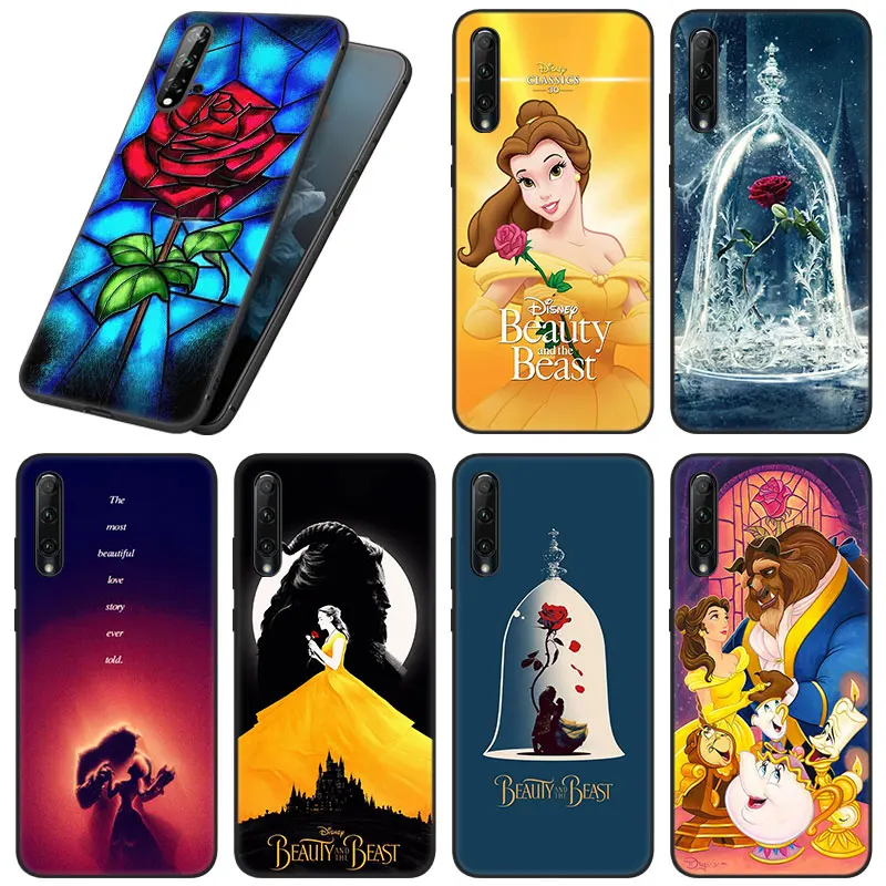 Чехол для телефона Huawei Honor X7 X8 X9 чехол с рисунком Диснея Красавица и чудовище цвет