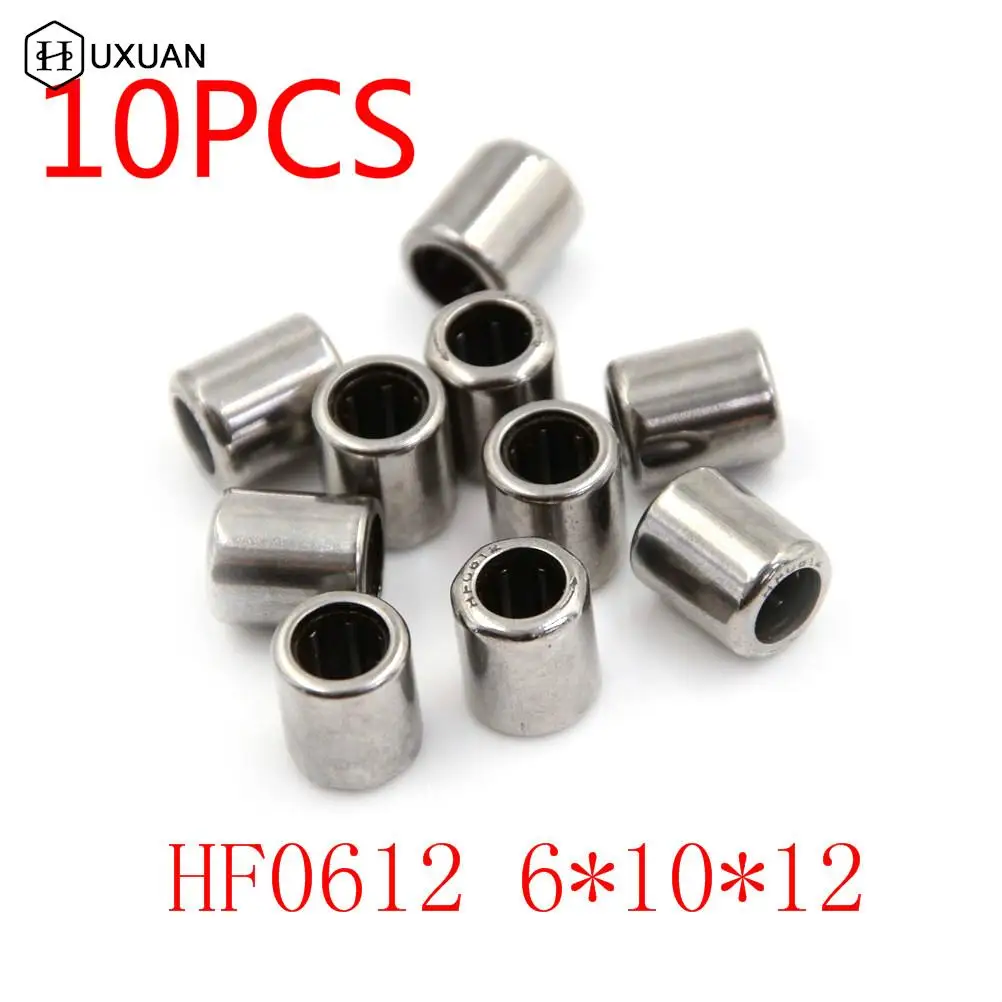 

10PCS HF0612 Single Way Needle Bearing One Way Roller Bearing 6mm x 10mm x 12mm