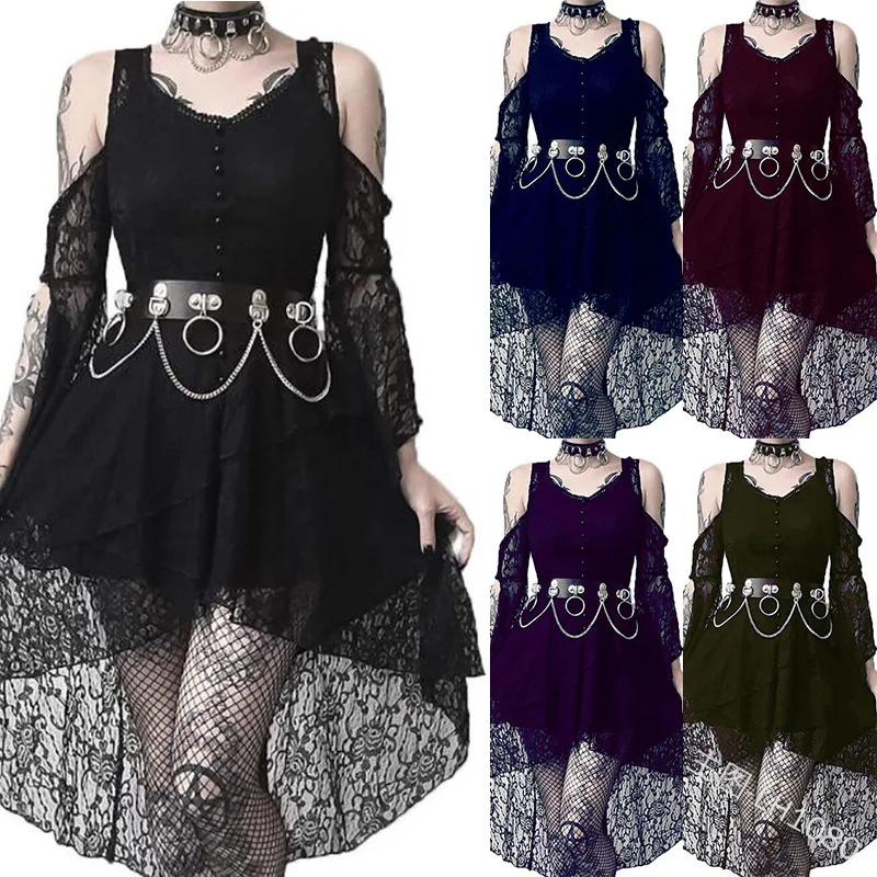 

Lace Gothic Sexy Dress vestidos mujervestidos
