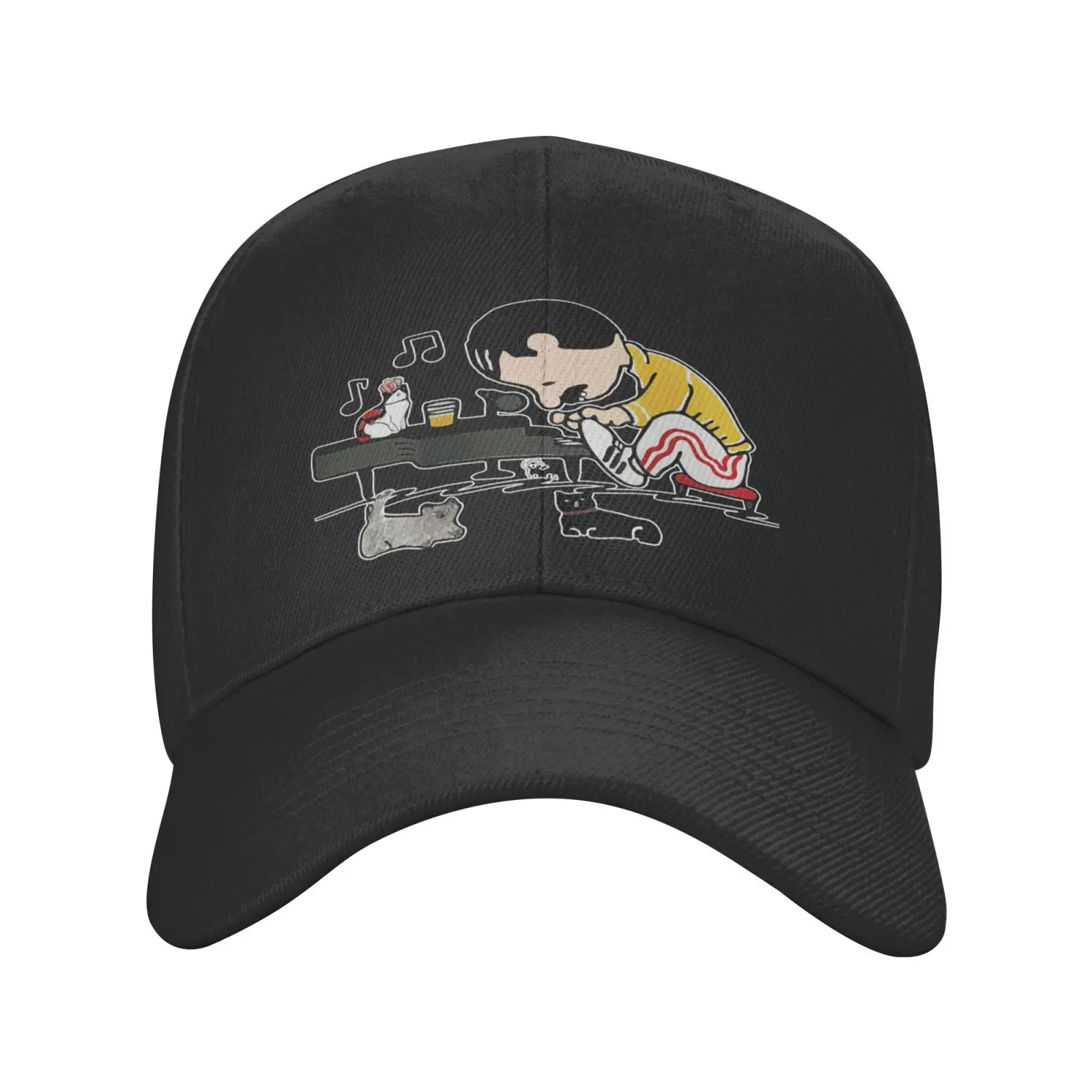 

Uomo Freddie Mercury Кепка для пианино с изображением пивных кошек Женская кепка в стиле хип-хоп шерстяная шапка s Кепка для грузовика вязаная шапка м...