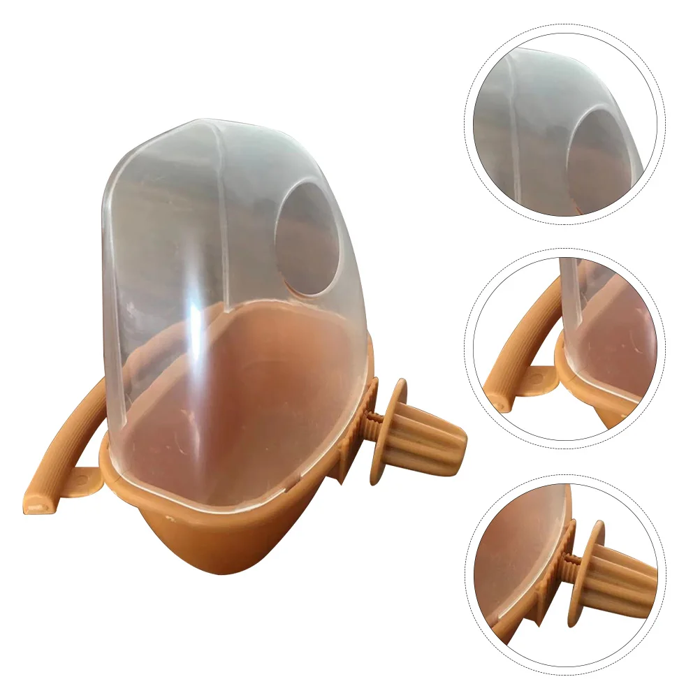 Windows Bird Feeder Cage Food Box Treat Box For Indoor Outdo
