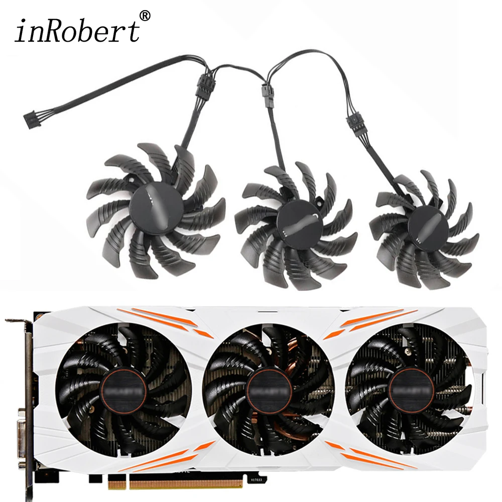 Кулер для видеокарты Gigabyte AORUS GeForce GTX 1060 1070 Ti, 12 В, 78 мм Кулер для видеокарты Gigabyte AORUS GeForce GTX 1060 1070 Ti, 12 В, 78 мм