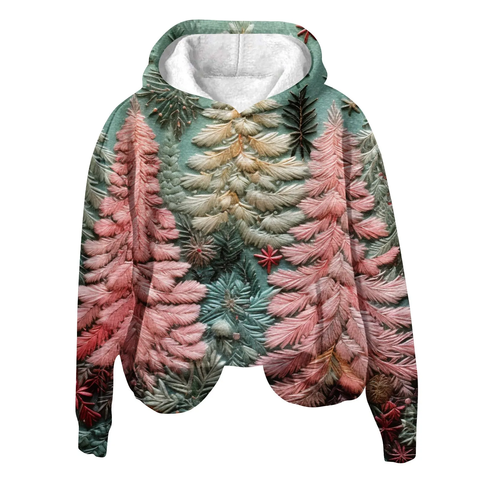 Женский осенне-зимний топ с 3d принтом женская мода Рождественский принт