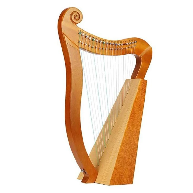 

Lyre Harp 19 струн, lycore, деревянная Lyre, с ключом для настройки для любителей музыки, новичков, детей, взрослых, музыкальный инструмент