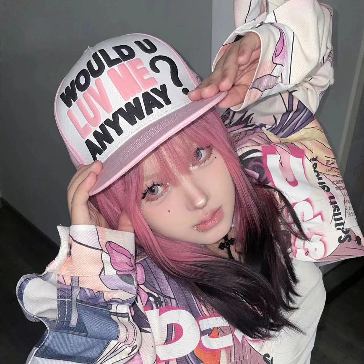 Новые бейсбольные кепки унисекс с цветным принтом и вышивкой букв хип-хоп