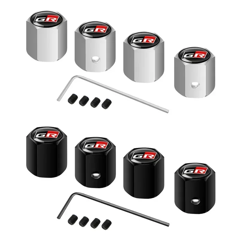 Противоугонные колпачки клапанов из сплава автомобильные для колес аксессуары