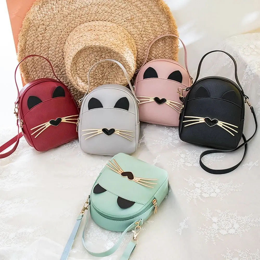 

Women Fashion Backpacks 2023 Delicate Texture Women Cartoon Cute Shoulder Messenger Bag PU Leather Small Backpack Daily Purse