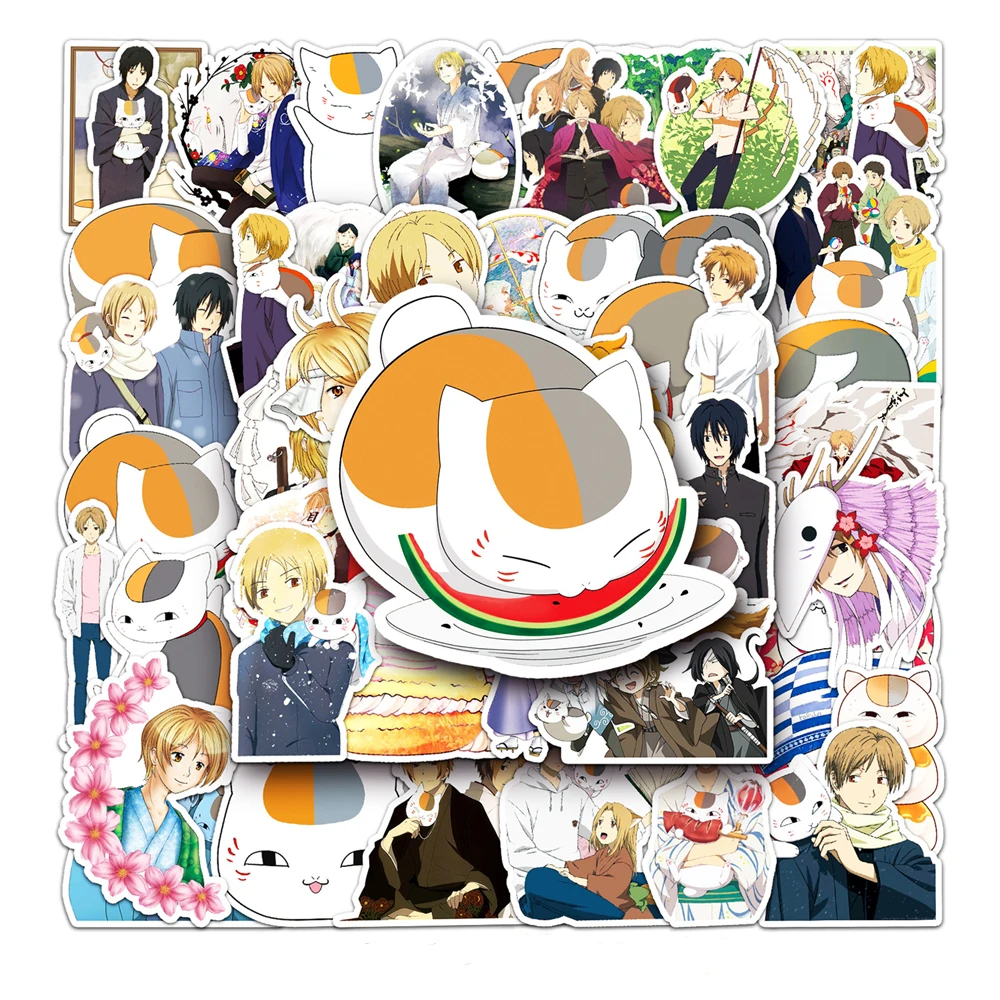 

10/30/50PCS Anime Natsume Friends Book Graffiti Stickers Refrigerator Suitcase Skateboard Laptop Computer Wholesale