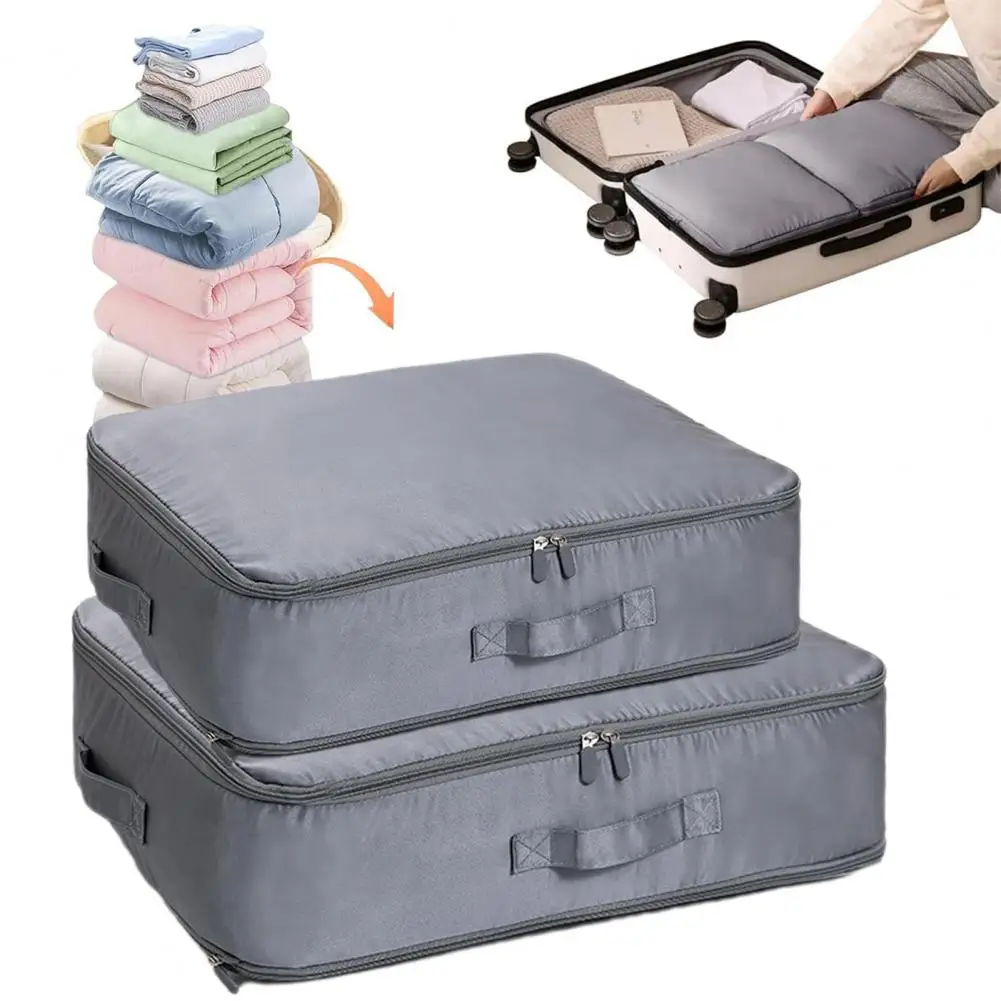 Компрессионная Компактная сумка для хранения с застежкой-молнией и ручкой