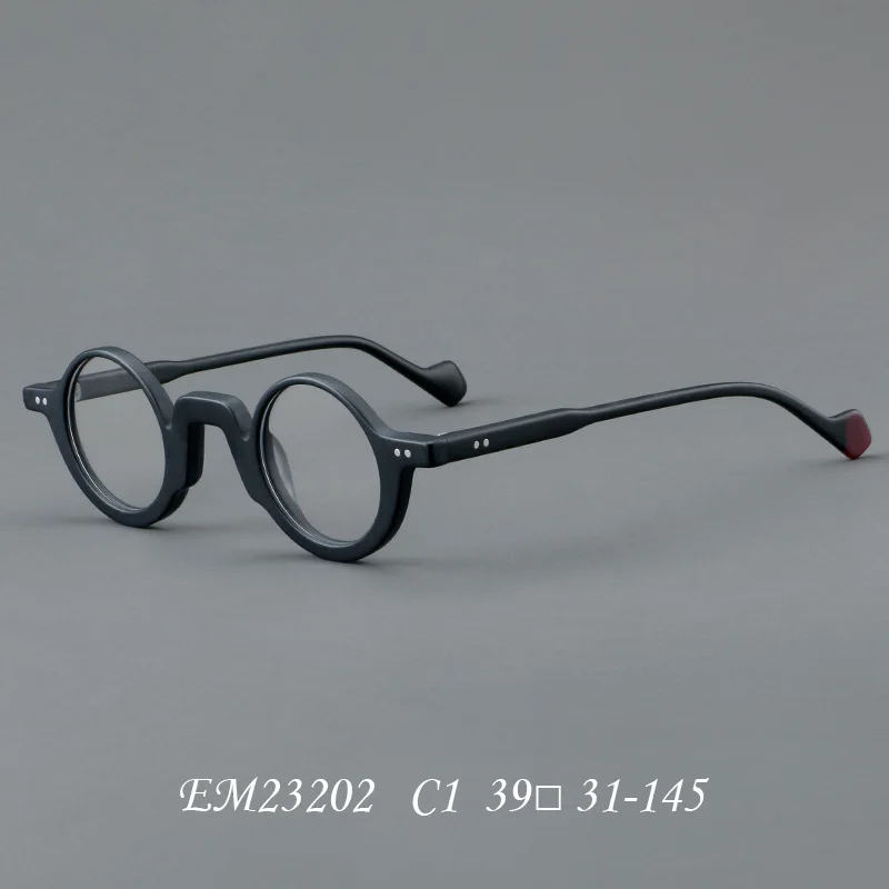 Очки нишевые в круглой оправе для мужчин и женщин литературные Модные оптические