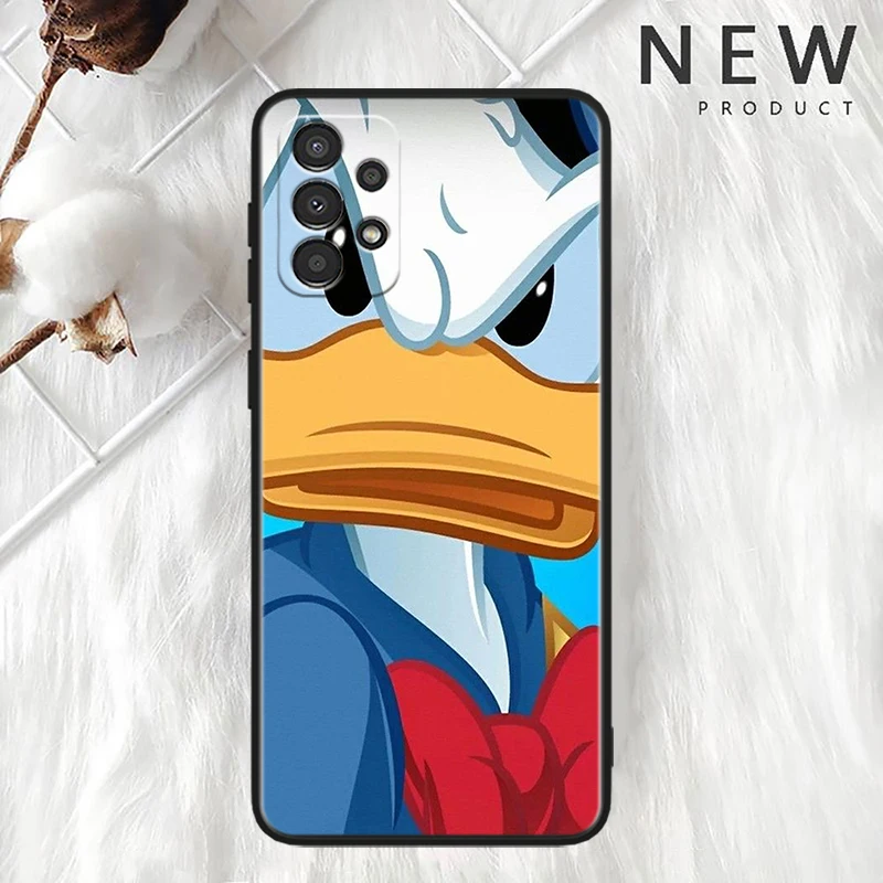 Чехол для телефона Disney Дональд Дак черный чехол Samsung Galaxy A91 A81 A71 A51 A42 A31 A21S A12 A11 A04 S E