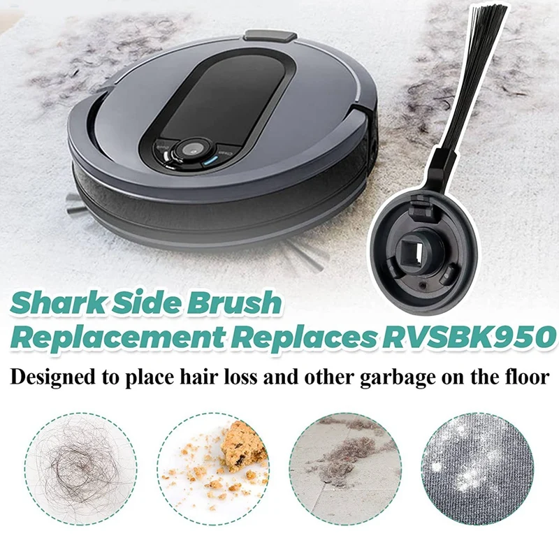Боковые щетки RVSBK950 для робота Shark ION от Techecook — совместимые с пылесосами Robot R85 RV850