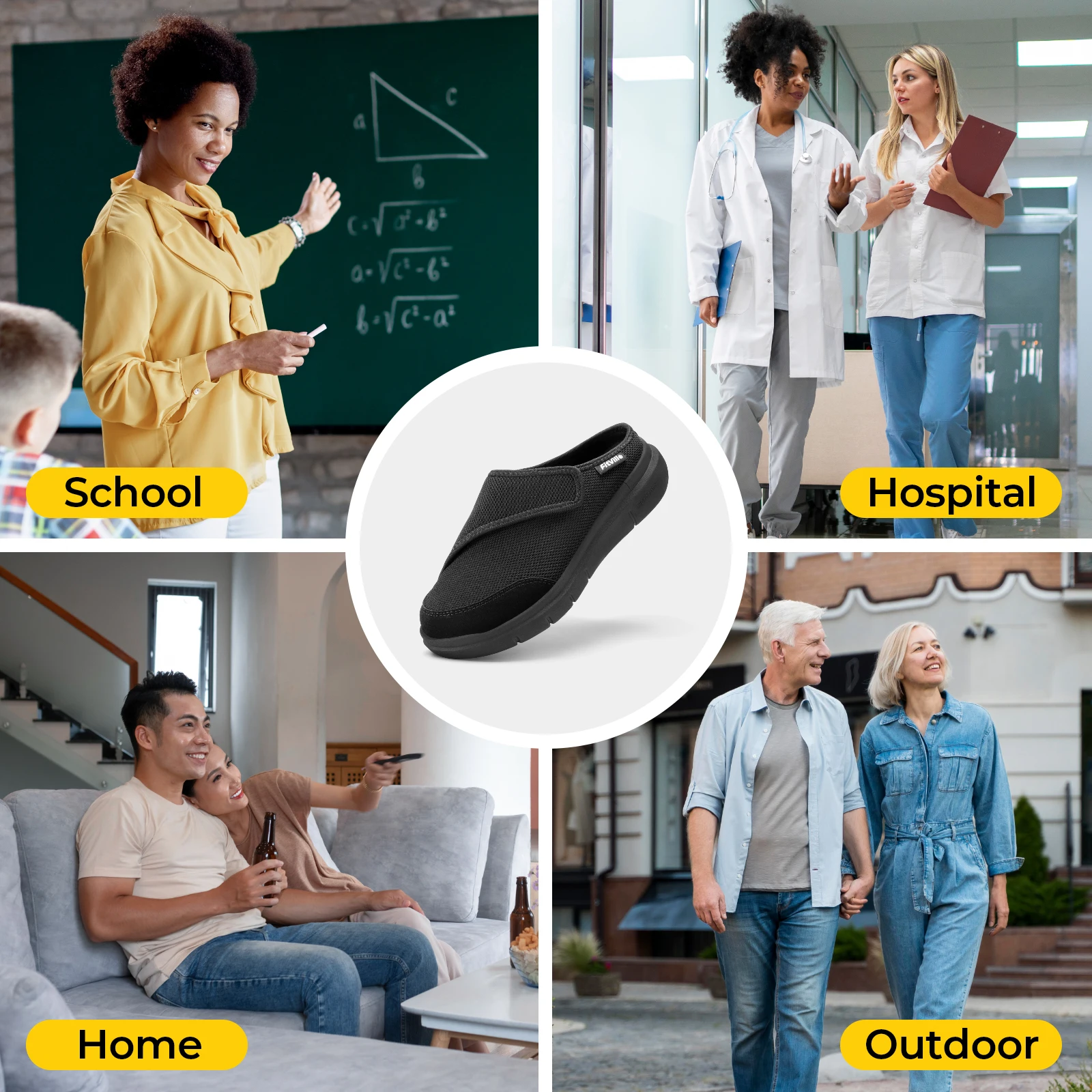 Женские шлепанцы FitVille