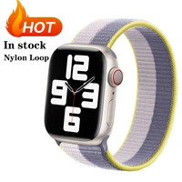 nylon strap for apple watch band 44mm 40mm 45mm 41mm 44 42mm 38mm iwatch series 4 3 5 se 6 7 accessories bracelet belt watchband