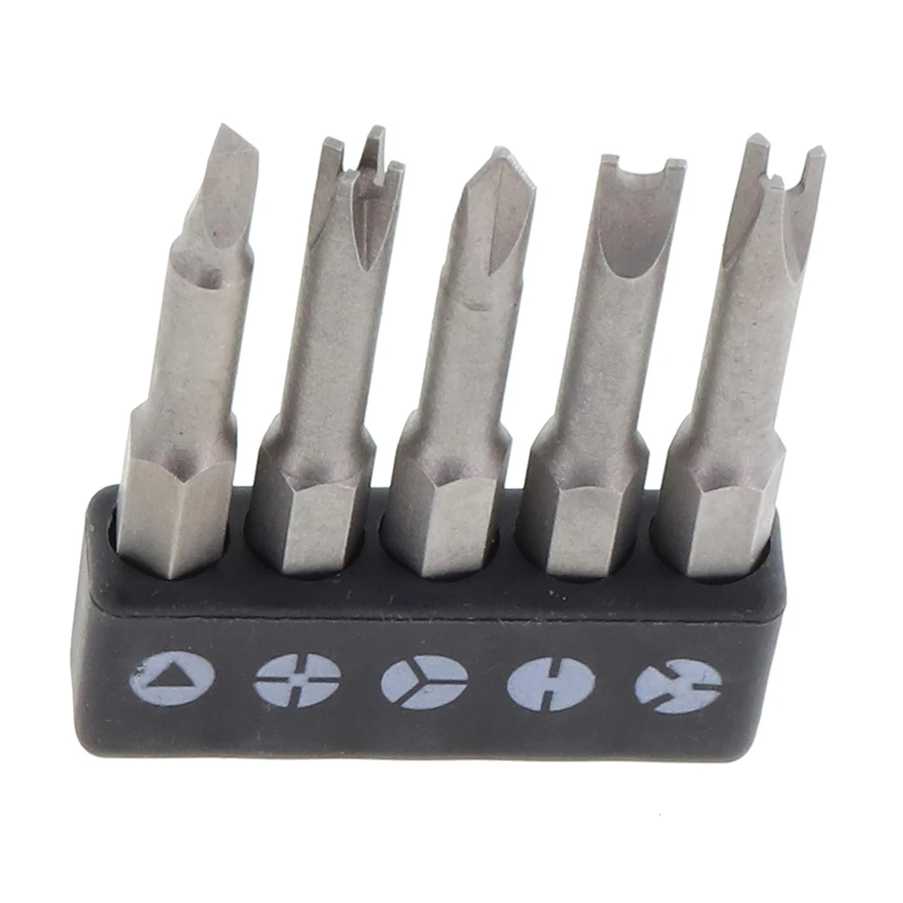 

Bolt Driver Screwdriver Bits U Y Shape Y 1.96Inch 5pcs Set Inner Cross Screwdriver Screwdriver Bits Bolt Driver