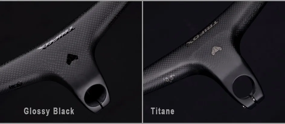 TRIFOX Carbon MTB Интегрированный руль-17 углов XC горный велосипед руль стержень 80/90/100/110