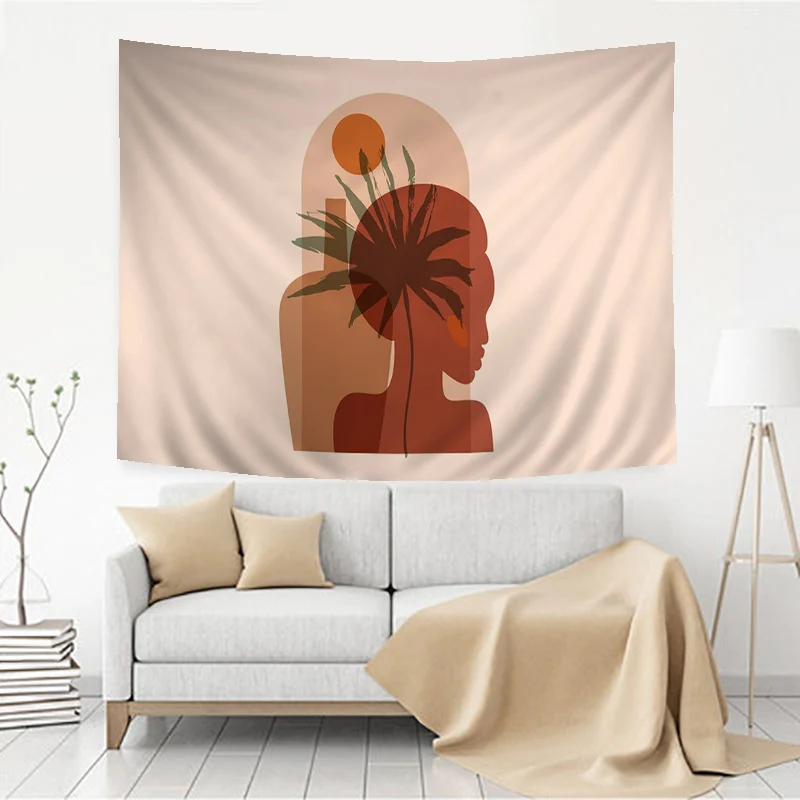 Абстрактная ваза с растениями и цветами искусственная кожа дешевая настенная