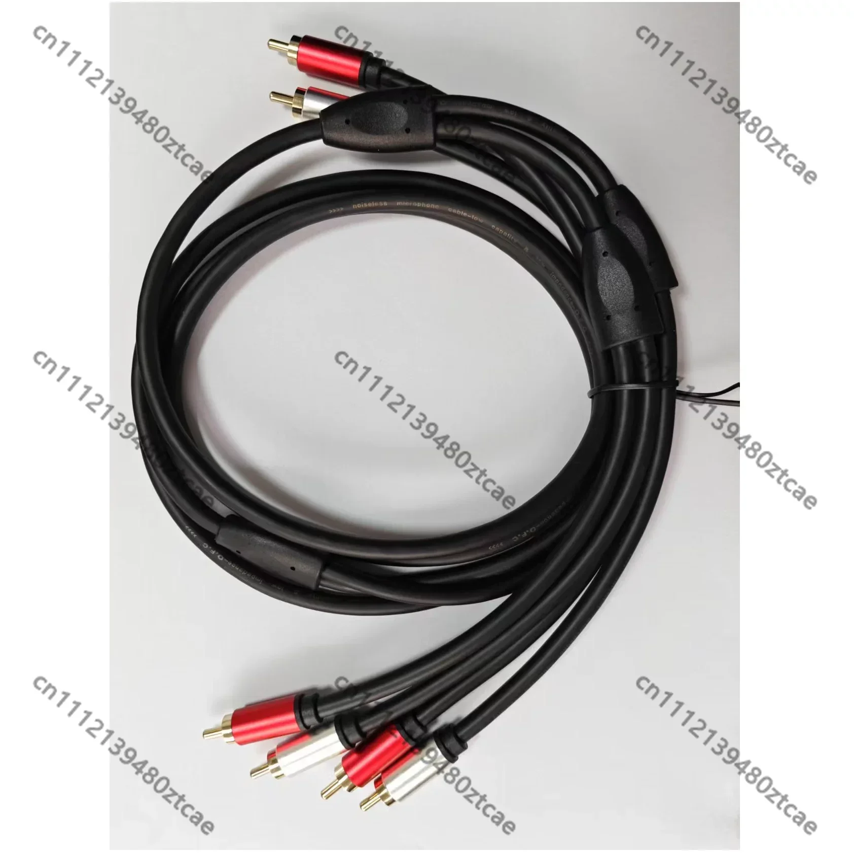 Аудиокабель L-021 на заказ, 2RCA на 4RCA, с разъемами RCA, общая длина 1,5 метра (art.: 3920dc9d25f52) - 3920dc9d25f52