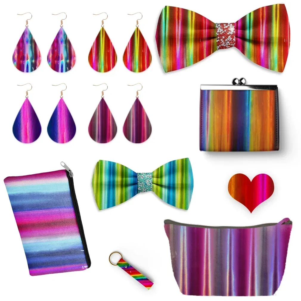 

Laser Mirror Faux Holographic Iridescence Rainbow Leather Roll Fabric for Bow DIY Sewing Crafts Hair Clip Furniture Handbag