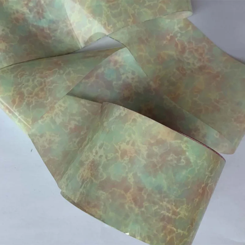 10 Rolls Nail Art Transfer Foil Stickers Decoration Marble Design AB Paper Wraps |
