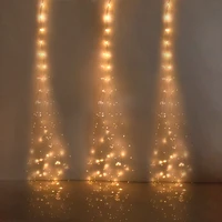 waterfall string lights outdoor 10 strands 200 led twinkle starry rattan branch lights garden wall christmas party tree decor