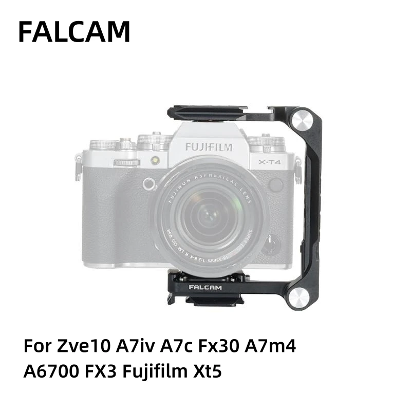 FALCAM F22 F38 F50 для Zve10 A7iv A7c Fx30 A7m4 A6700 FX3 Fujifilm Xt5 быстросъемный складной полукорпус