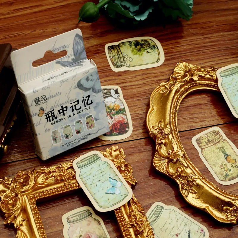 

Альбом с памятью в бутылке, украшение для скрапбукинга, этикетка для цветов, дневника, канцелярских принадлежностей, альбома, телефона, журн...
