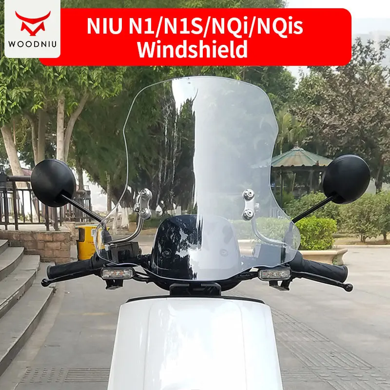 

For NIU N1S electricbike Motorcycle front windshield modification
