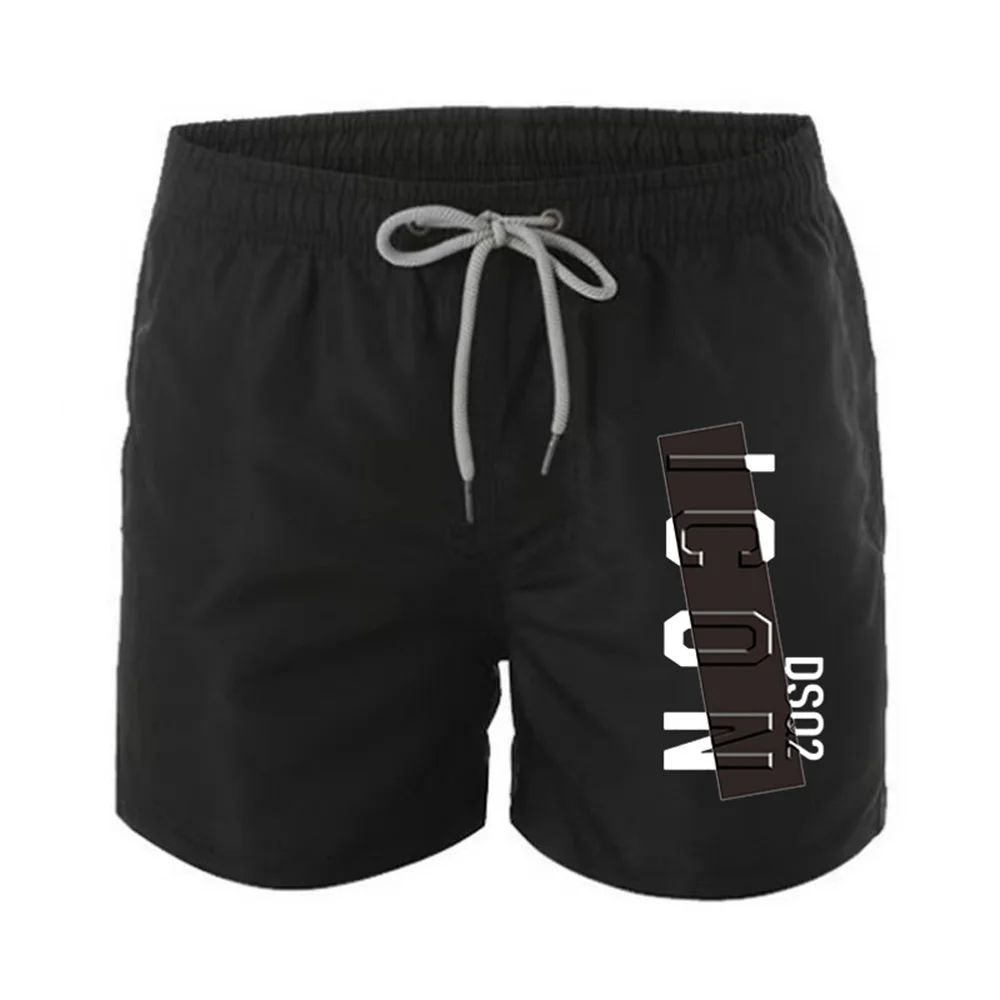

2023 summer men's ICON letter printed shorts, double-layer fabric, casual sports swimming Beachwear, breathable quick drying sho