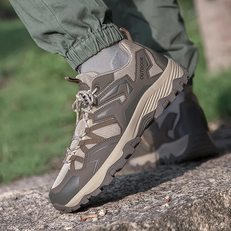 Мужские и женские треккинговые ботинки со шнуровкой