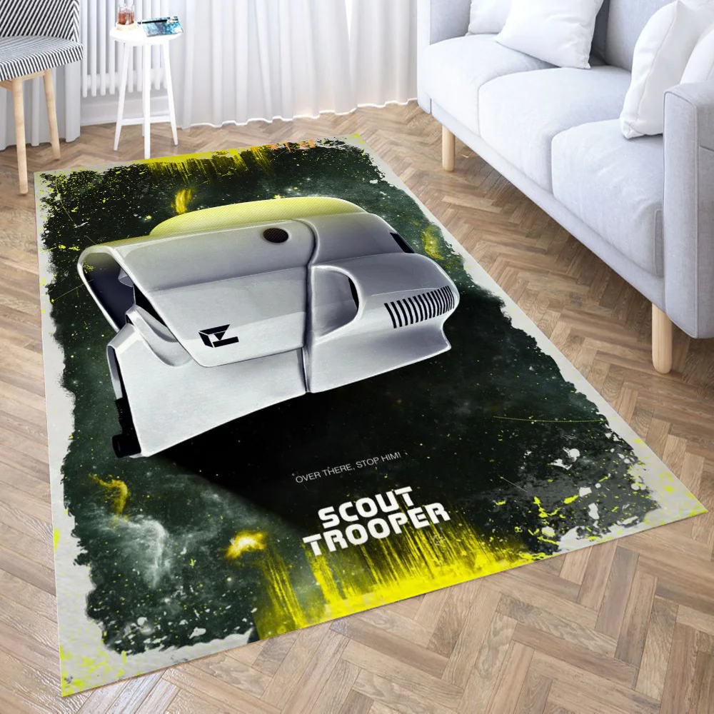 

Scout Trooper Rug Floor Mats Carpet for Living Room Doormat Plush Non-slip Chair Mat Bathroom Carpet Furry Carpet In The Bedroom