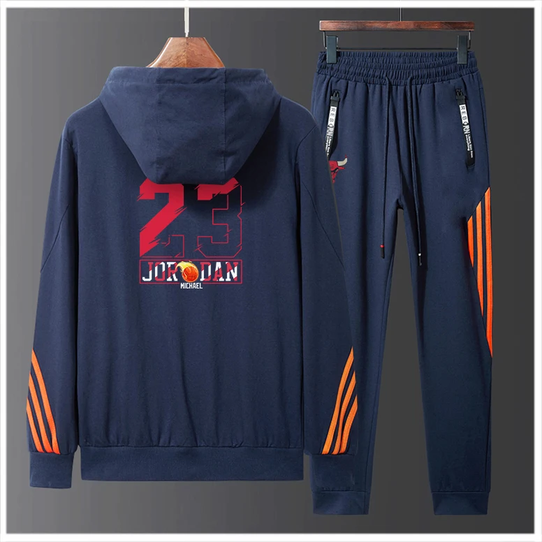 

2022 Mens New American Basketball Jerseys Clothes #23 Chicago Bulls European Size Streetwear Hoodies Jacket Two Piece Set Zipper
