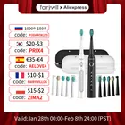 Щетка Зубная ультразвуковая с зарядкой от USB, 5 режимов, 8 насадок