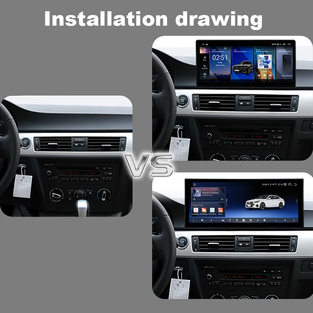 Android 15 для BMW 3 серии E90 E91 E92 325i 320i 318i 2006-2011: автомагнитола с Carplay, DSP, навигацией GPS и мультимедийным плеером (art.: 3920d8d45f49f) - 3920d8d45f49f