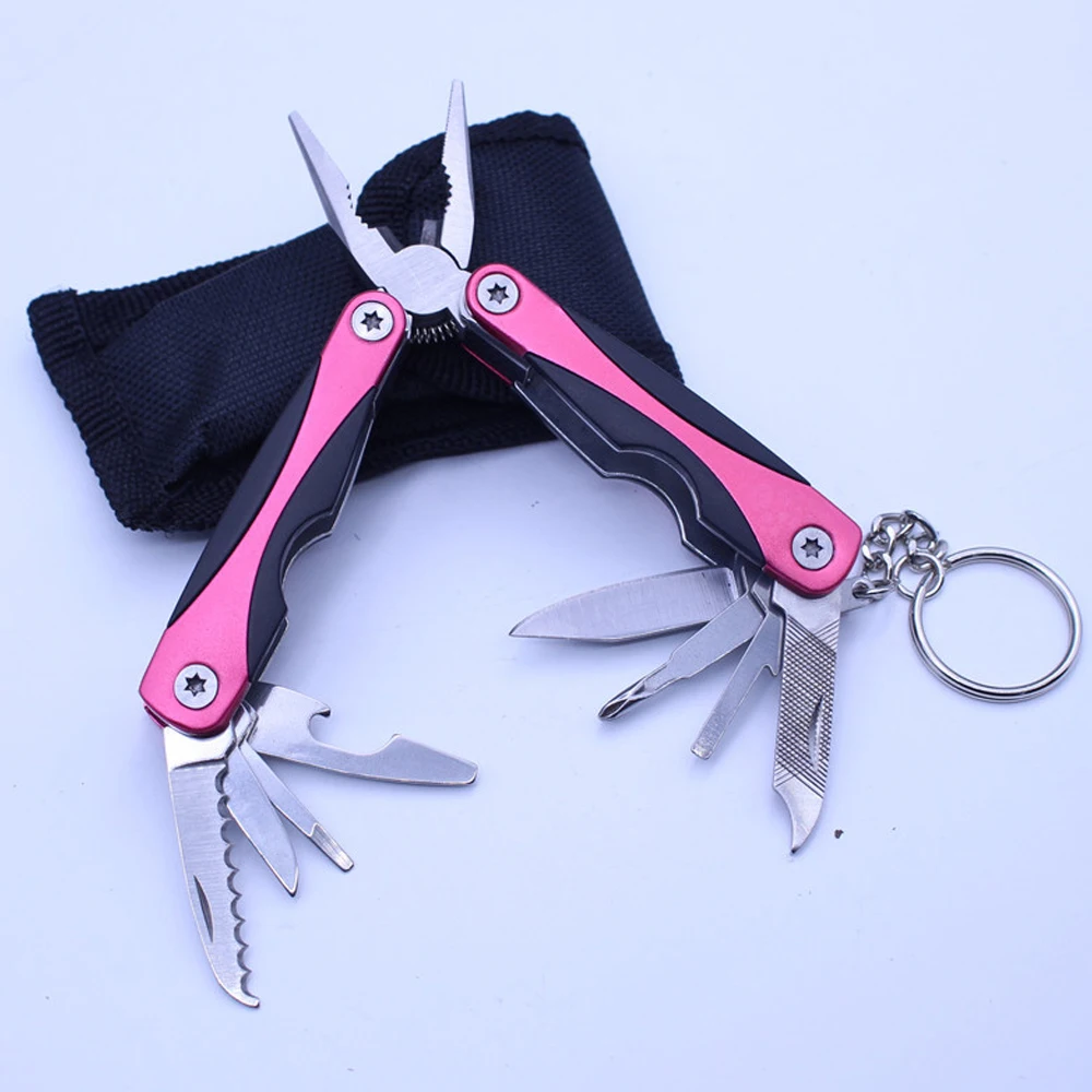 

Уличные многофункциональные складные плоскогубцы из нержавеющей стали Портативный Мультитул складной нож отвертка для кемпинга туризма к...