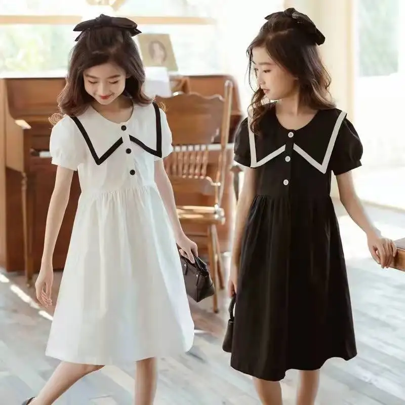 6 -4 Years Fashion Costumes Teen Party Princess Kids Clothes Vestidos Girls Cotton Dress Summer Children Casual School Dresses