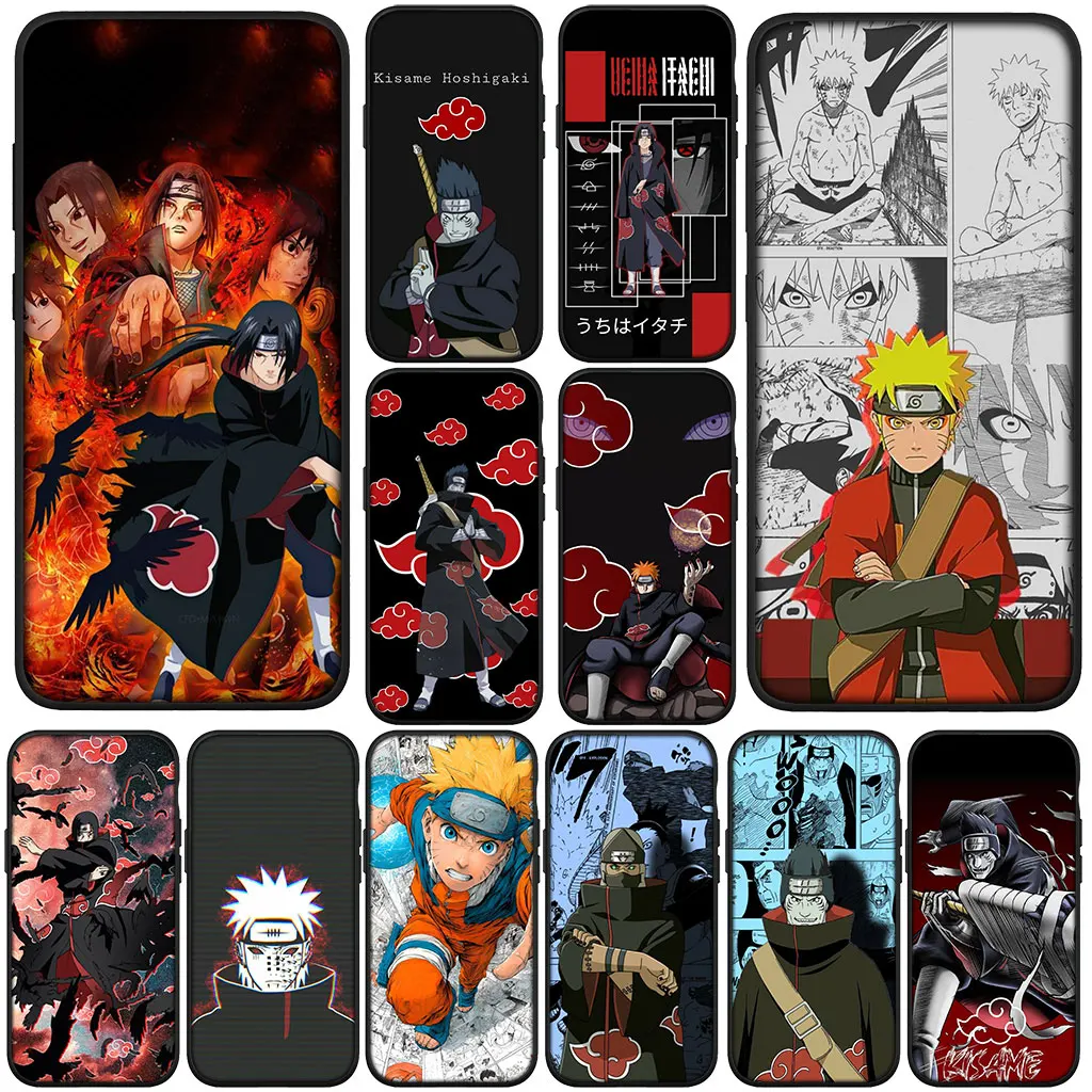 Фото Чехол для телефона KISAME Itachi Narutos Akatsuki Pain для Samsung Galaxy S22 S21 S20 Fe Ultra S9 Plus + A13 A22 M21 M31 M55 M15 №1