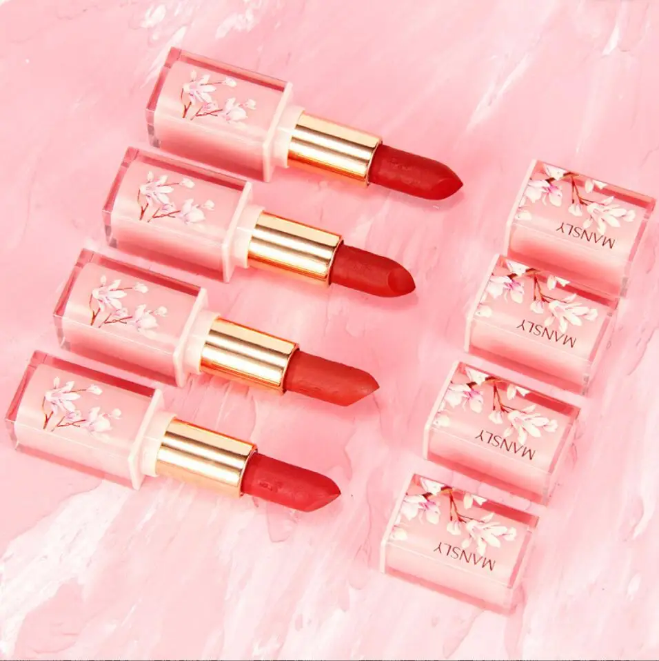 

Oriental Art Phoenix-Carving Velvet Matte Lipstick Waterproof Smooth Lip Makeup Easy to Wear Soft Touch Cosmetics T2174