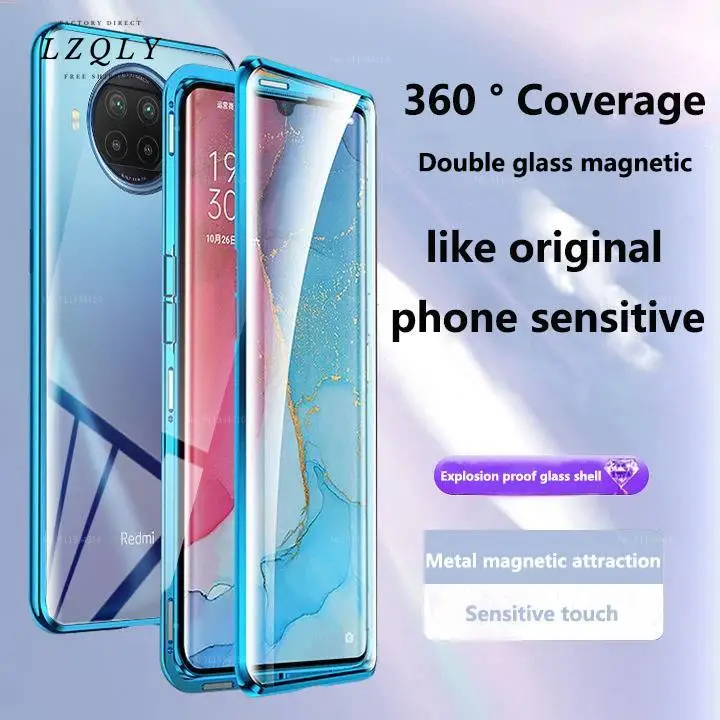 

Protect Case 360 for Xiaomi Mi 11 Poco X3 M3 F3 F1 Cc9 Redmi Note 7 8 8t 9 9a 9s 9c 10 10x 10s K30 Pro Ultra Lite Magnetic Cover