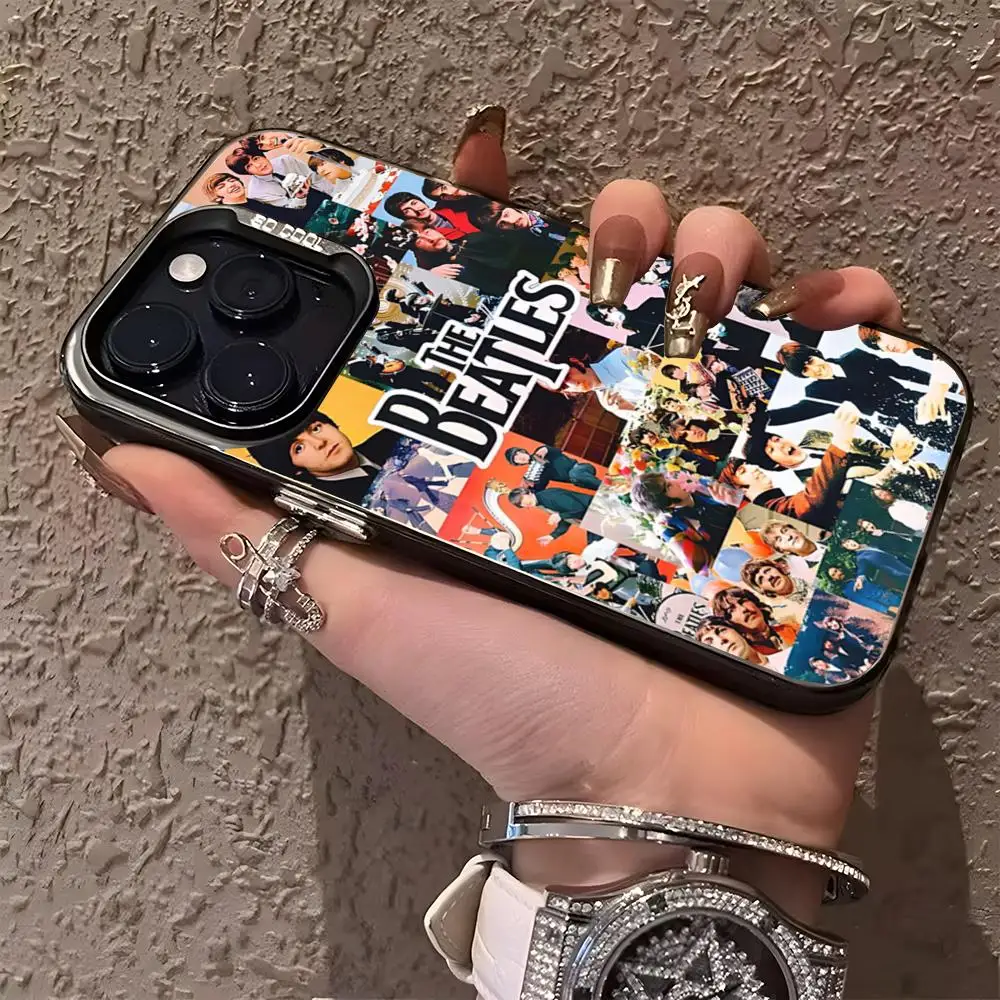 Band T-The B-Beatles Phone Case Matte Colored Silver For Iphone 16 15 14 Pro 13 12 Plus 11 7 8 X Cover