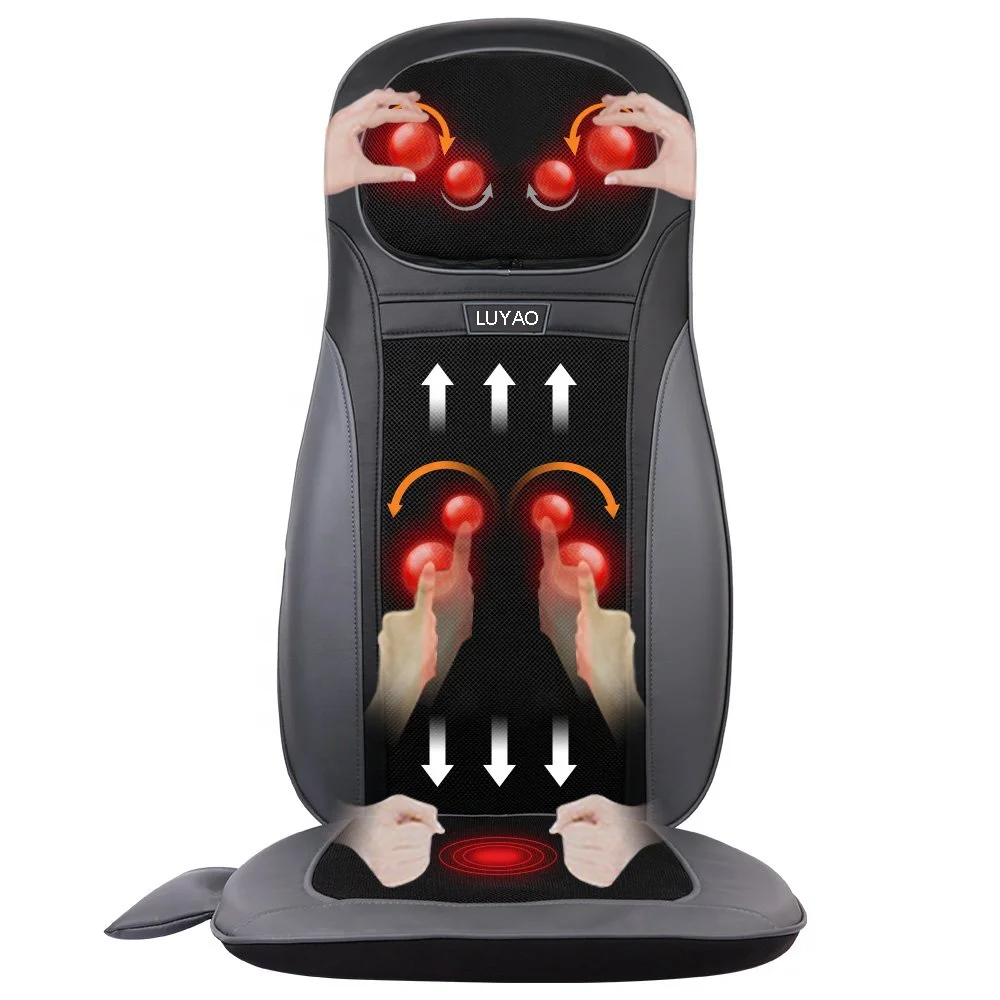 Купи Neck adjustable vibration blood circulation massage cushion shitasu massage chair for home and car за 13,153 рублей в магазине AliExpress