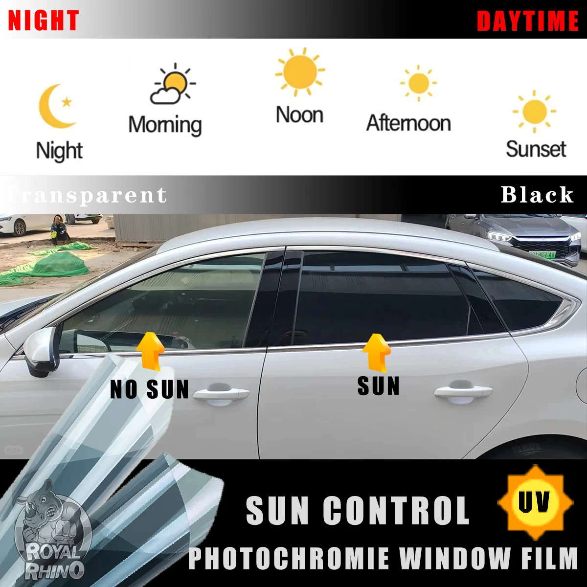 УФ-пленка ppf 50 × 1/2/3 м меняющая цвет солнечная тонировочная пленка оконная