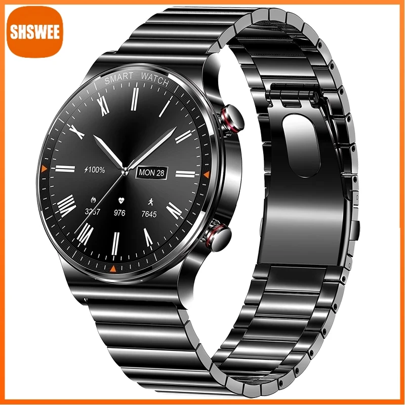 

Smart Watch Men Bluetooth Call IP68 Waterproof Display Music Player Link Bluetooth Headset Smartwatch Men For Xiaomi Huawei