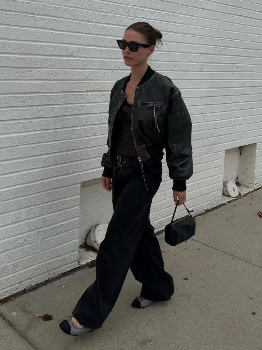 Next Morning Retro Rub Color Короткое пальто из протеиновой кожи на молнии Локомотив Кожаная