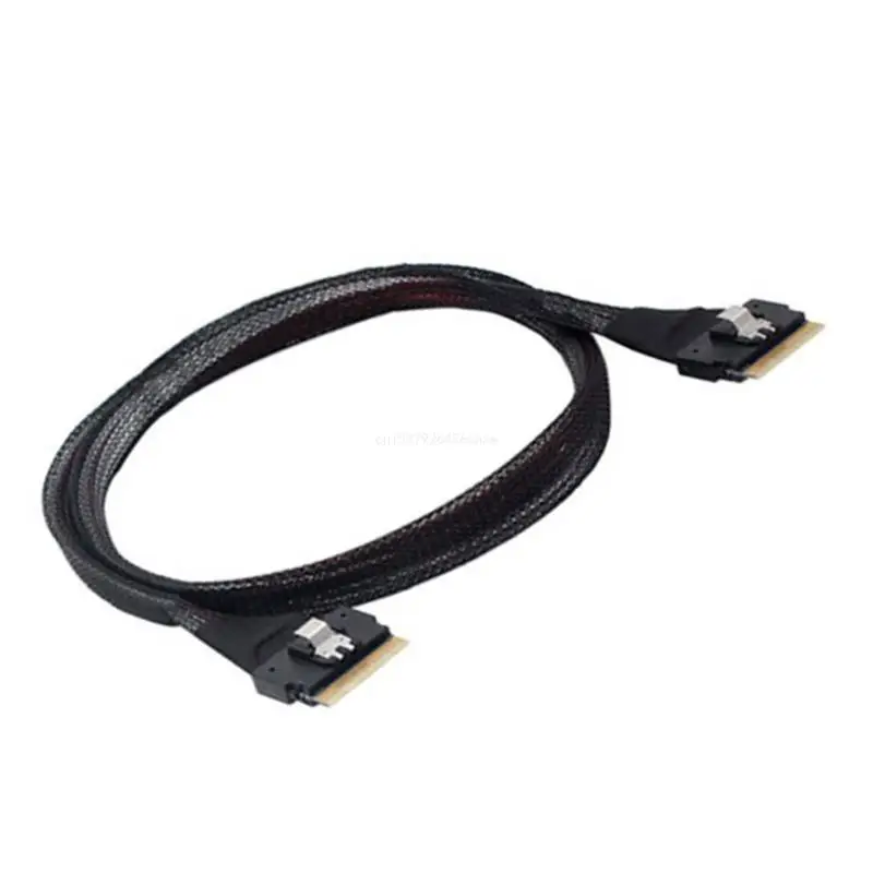 Тонкий прямой SAS4.0 SFF-8654 8i к высокоскоростной 24 Гбит/с удлинительный для