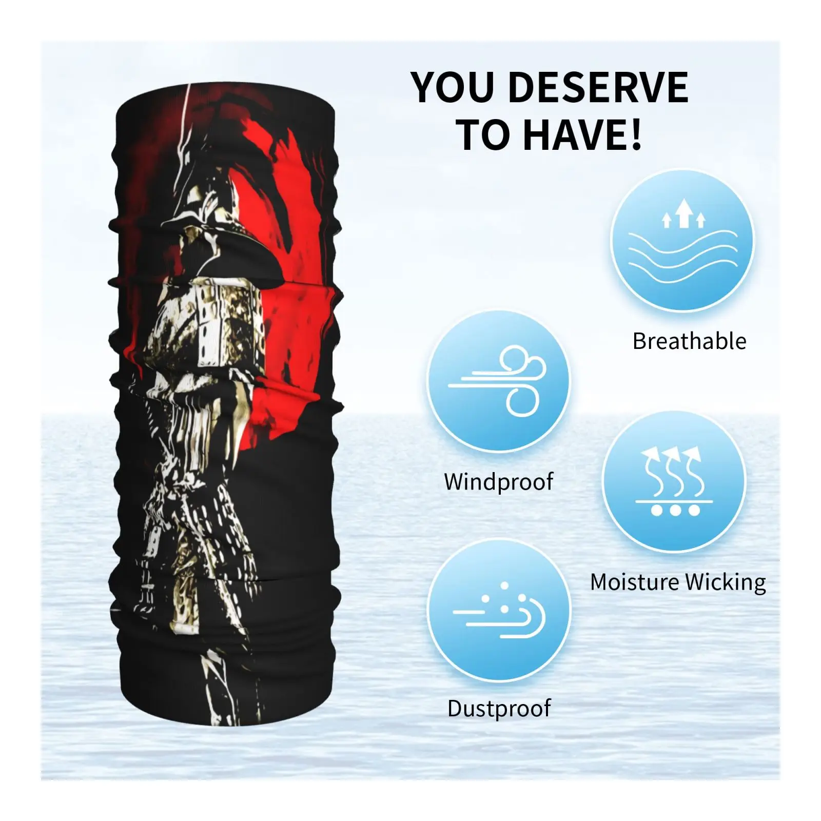 Мужская бандана Bushido Code Virtues Samurai с мечом для сноуборда аксессуары маска-бандана -