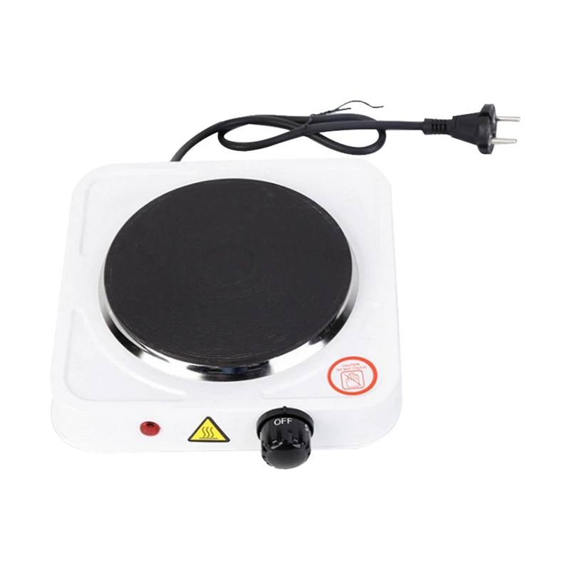 

1Set 1500W Electric Single Burners 5 Power Levels Stainless Steel Hot Plate For Kitchen Eu Plug