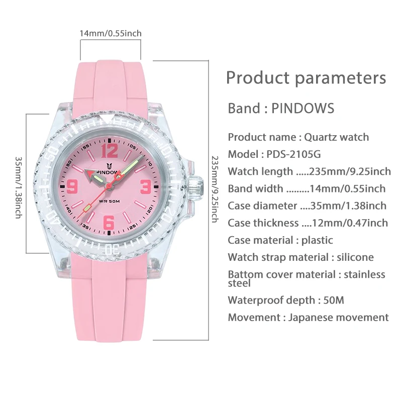 Waterproof Small Watches Women Silicone Girl Cute Wrist Hand Clock Children 2023 New Design Fashion Quartz Wristwatch Ladies
