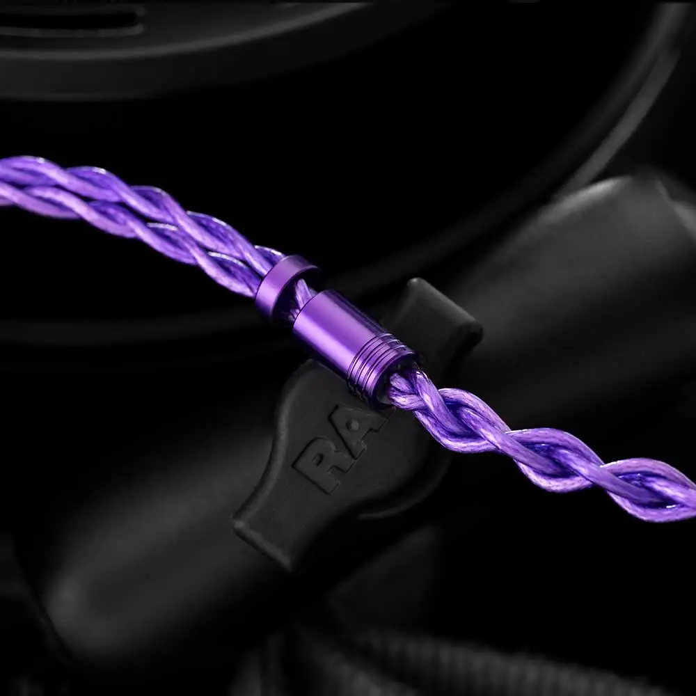 Модернизированный кабель для наушников QoA WHISKY 5N OCC медный сплав посеребренный 0 78