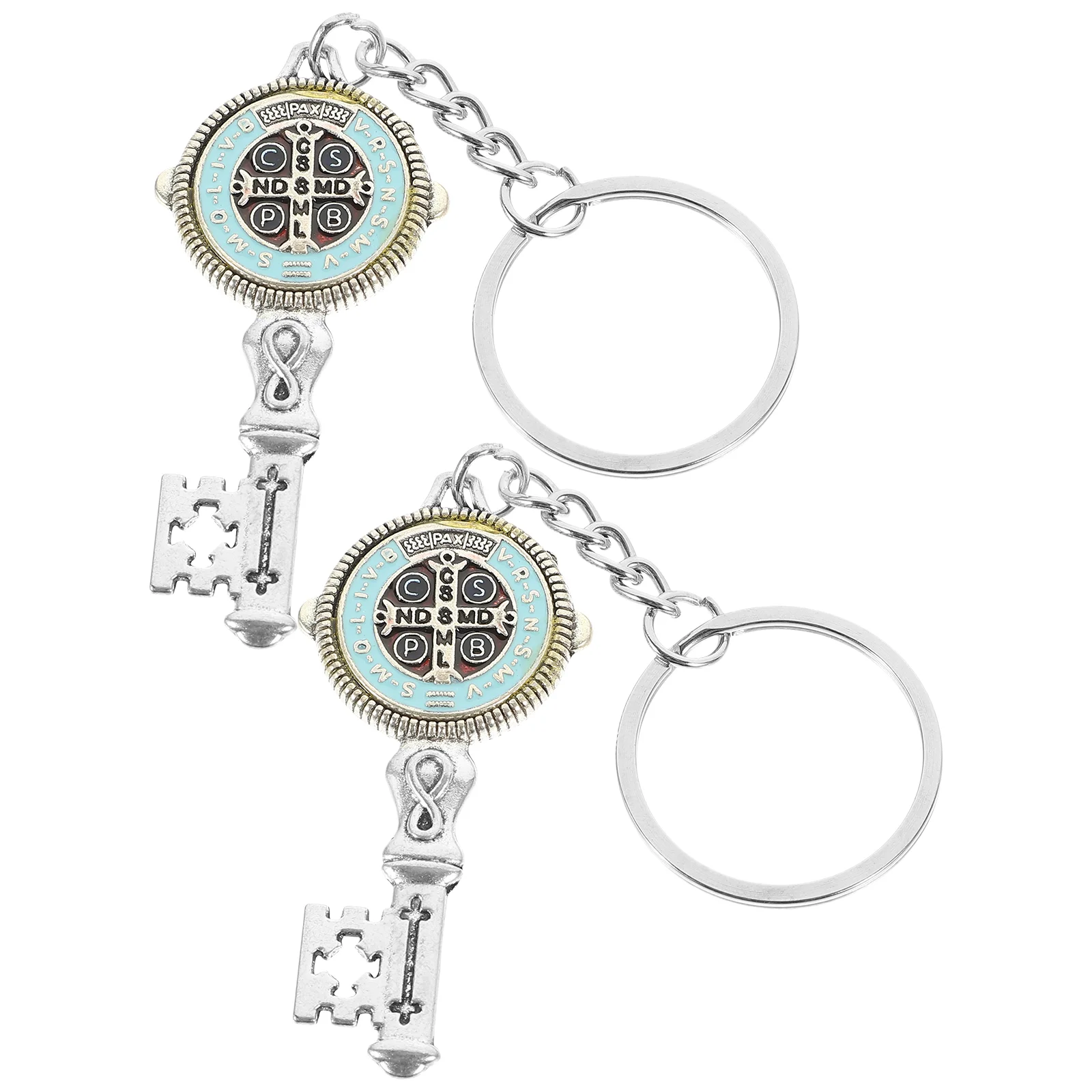 2 шт. брелок для ключей Святого Бенедикта декоративный в форме сумки